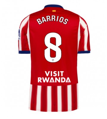 Atletico Madrid Pablo Barrios #8 Hjemmebanetrøje 2026-27 Kortærmet